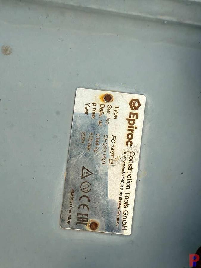 Used EPIROC EC 140T CL HYDRAULIC BREAKER HAMMER