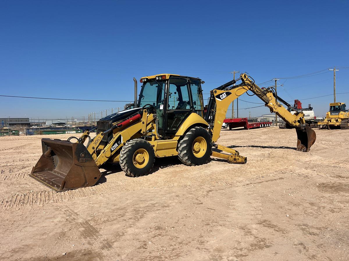 Used 2008 CATERPILLAR 420E EXTANDAHOE BACKHOE LOADER