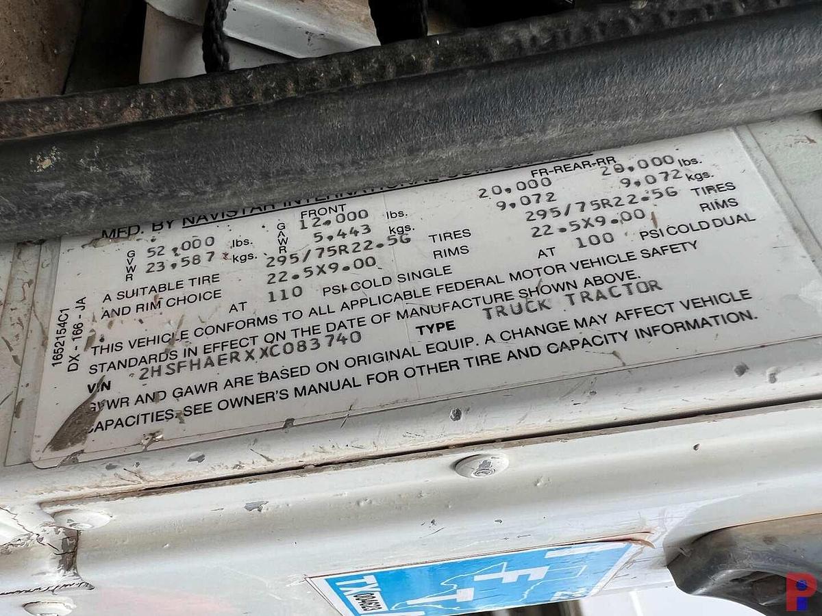 Used 1999 INTERNATIONAL  9400 T/A CEMENT PUMP TRUCK