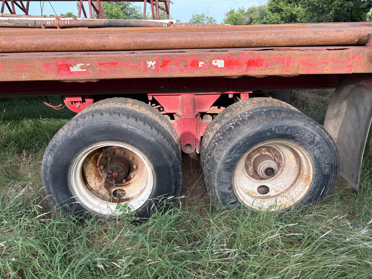 Used 45’ x 92” T/A oilfield float trailer