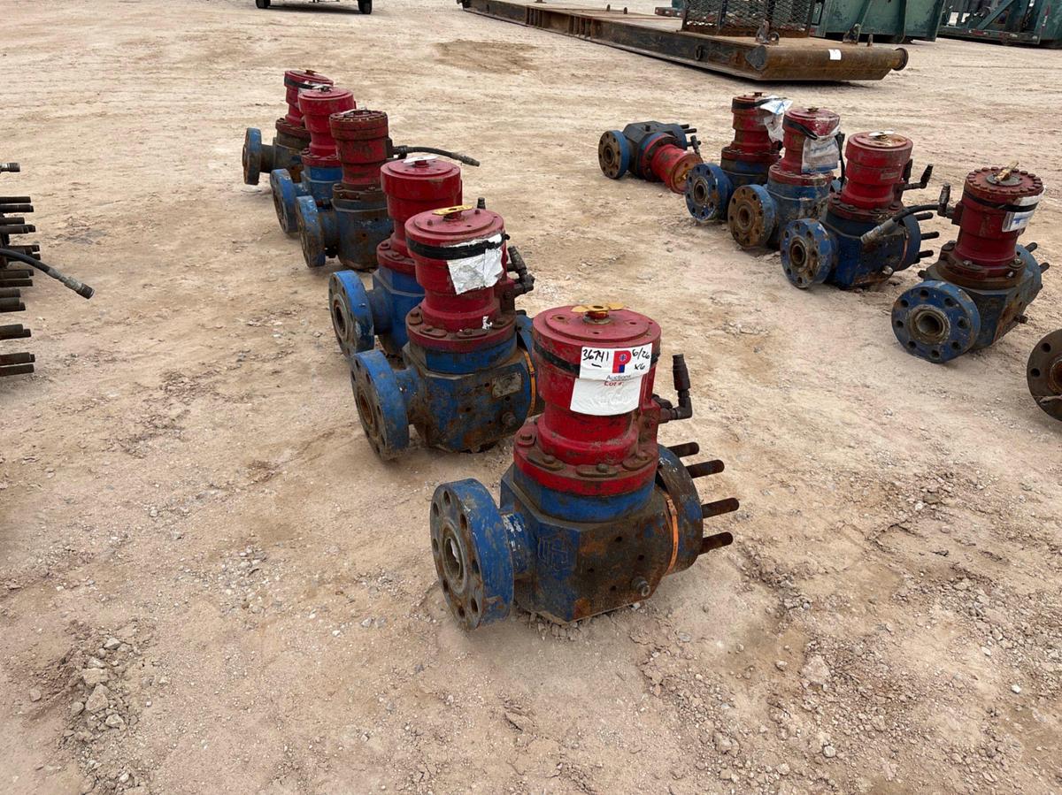 Used (6x$) (6) 2-1/2” 15K hydraulic ball valves
