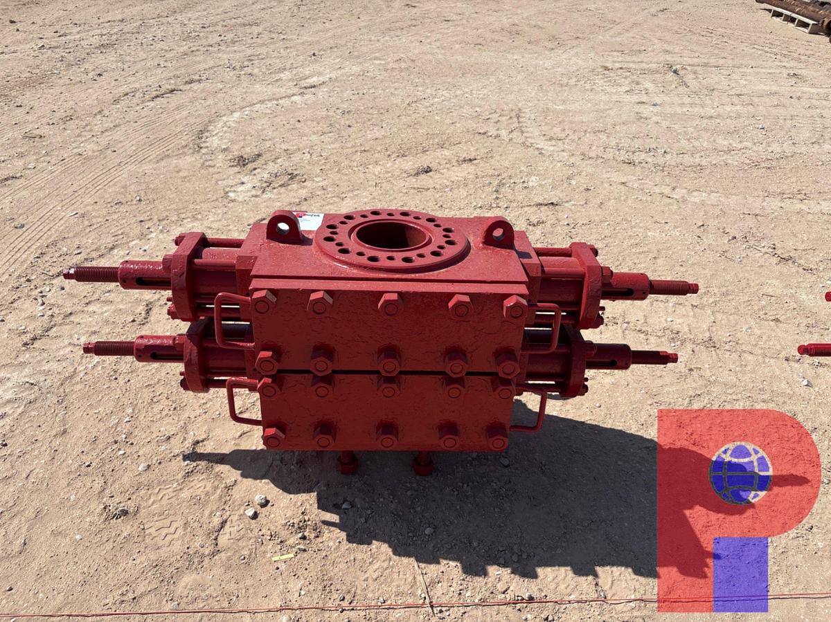 Used KANA 7-1/16” 3-5K DOUBLE HYDRAULIC BOP W/ 2-1/16” 5K GATE VALVE