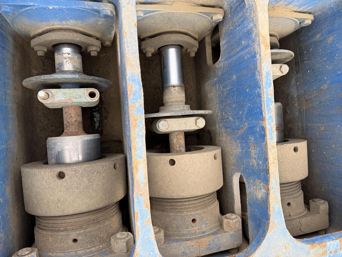 Used GARDNER DENVER TEE 5K WP TRIPLEX WELL SERVICE PUMP, SKIDDED