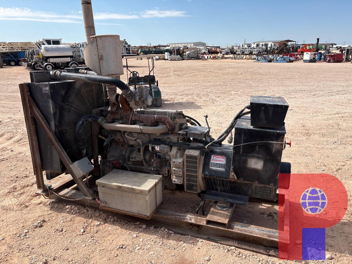 Used NEWAGE 180KW GENERATOR P/B: JOHN DEERE DIESEL ENGINE