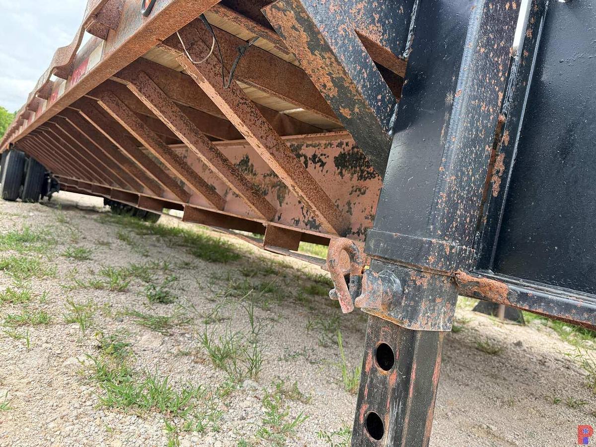 Used 2005 JAMIES WELDING 40’ X 102” T/A DUAL WHL. FLATBED GOOSENECK TRAILER