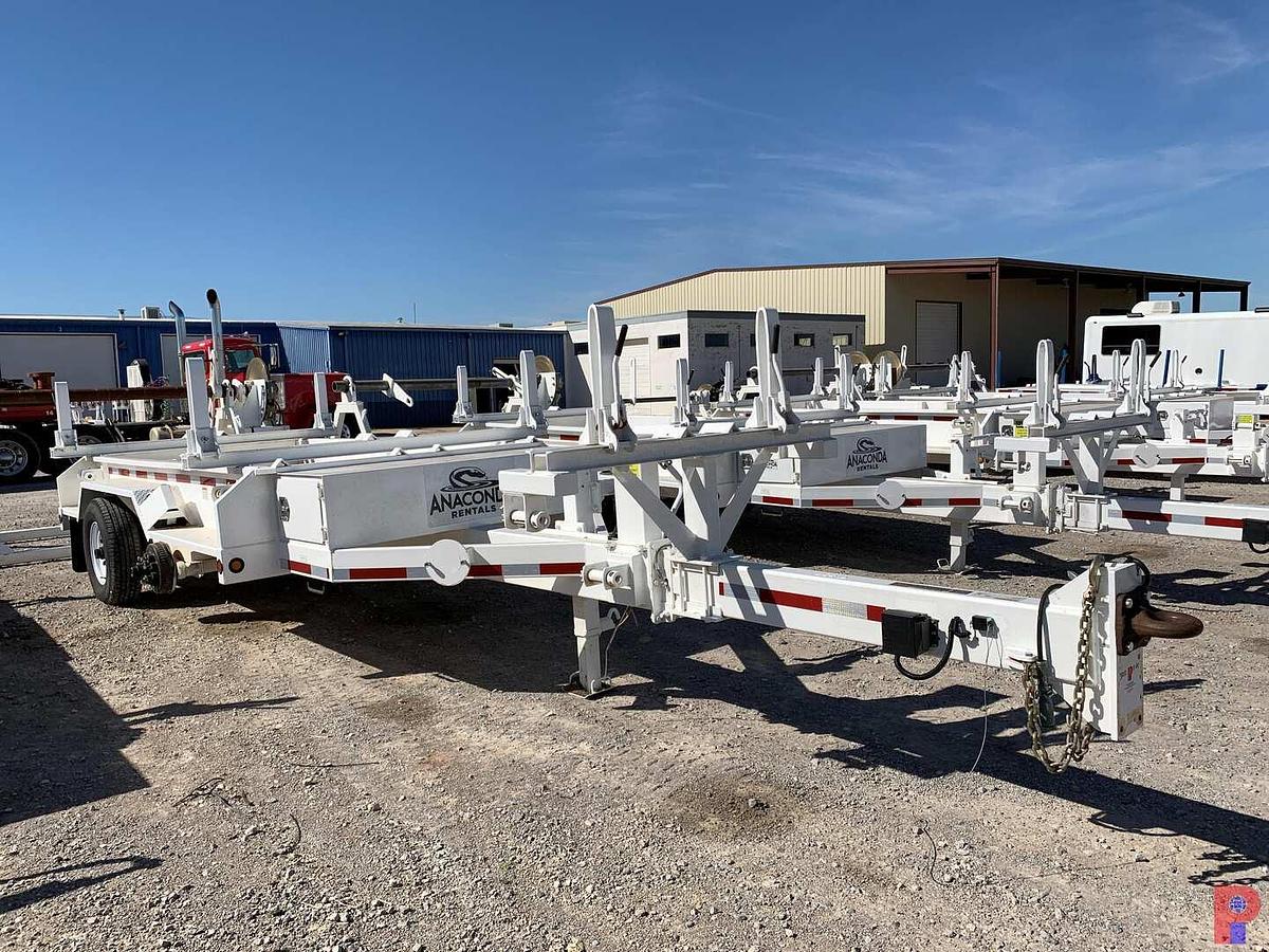 Used 2018 BROOKS BROTHERS TRAILERS  21’ T/A PINTLE HITCH POLE TRAILER