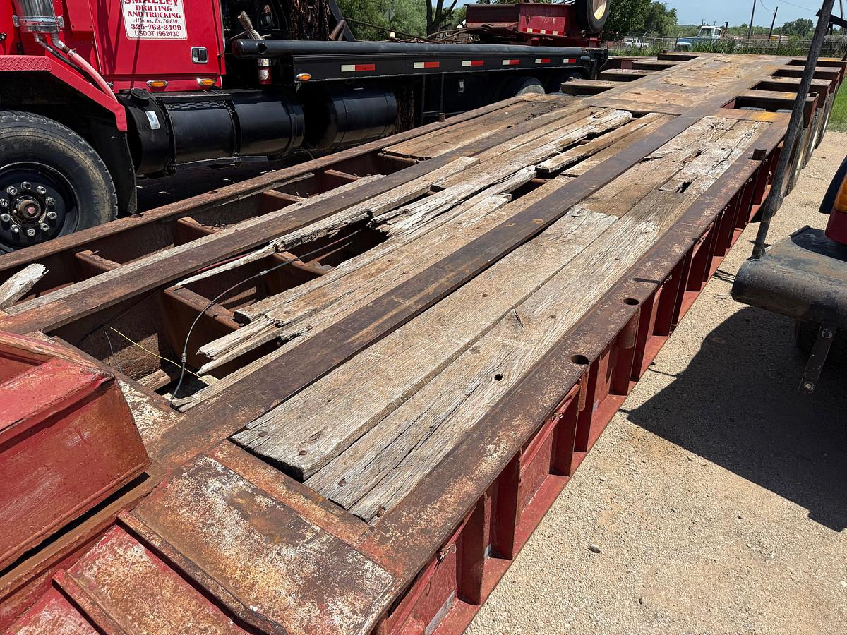 Used 1982 AZTEC 50’ X 108” 4-AXLE MECH RGN LOWBOY TRAILER