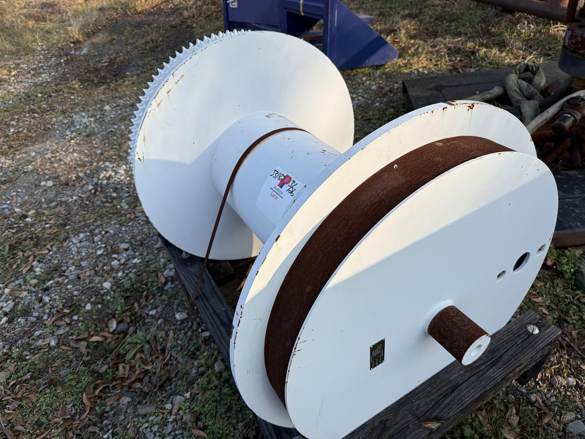 Used (UNUSED) 2014 BENCHMARK 32” OD X 28” W WIRELINE DRUM