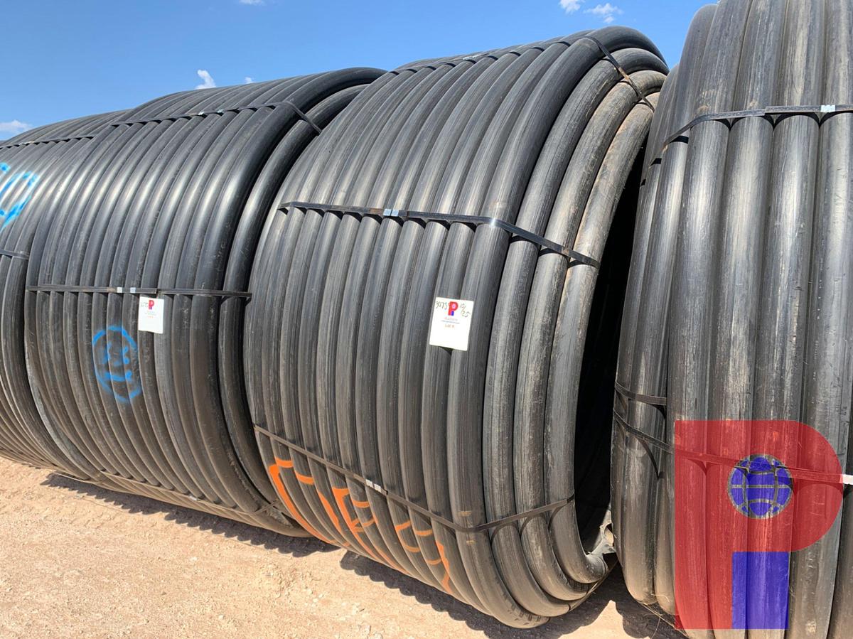 Used 1,000 FOOT ROLL OF 3” IPS DR9 POLLY PIPE