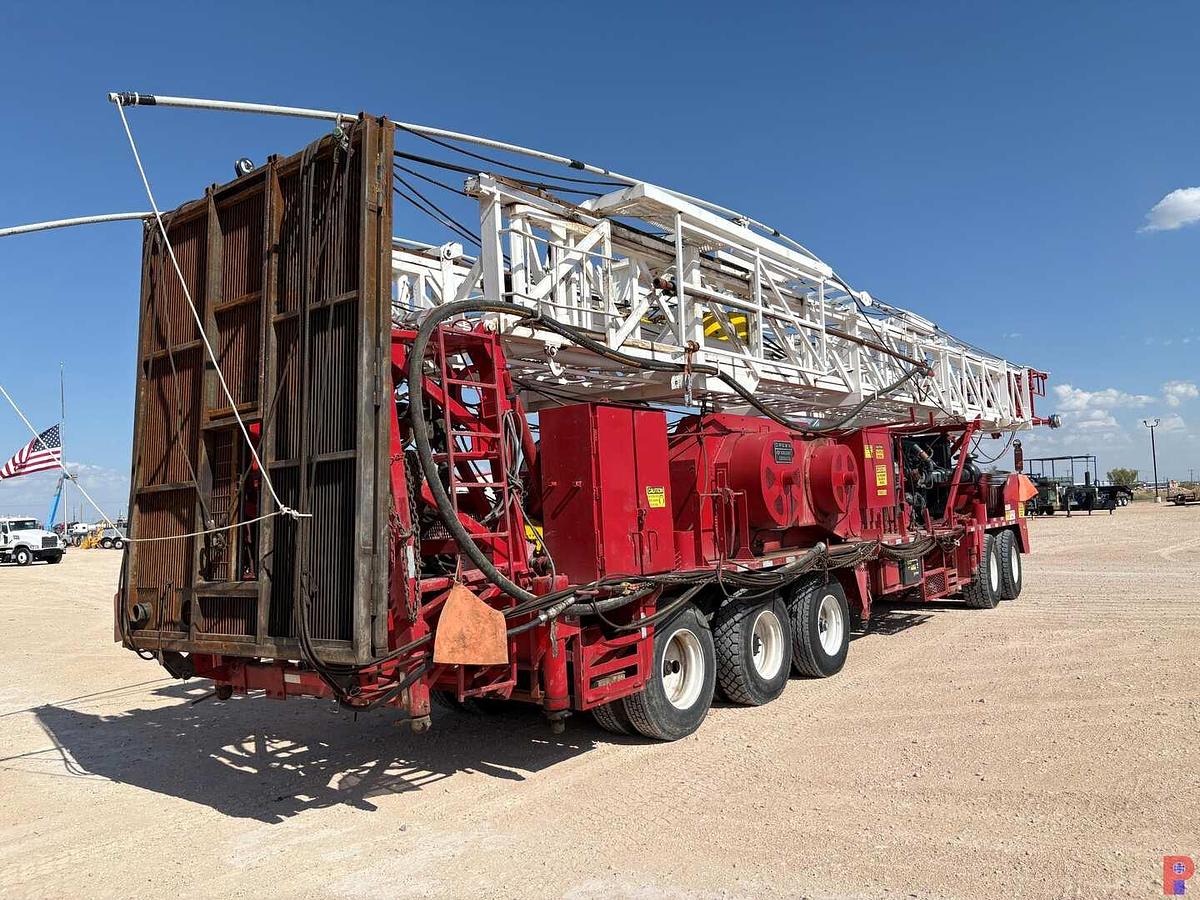 Used 2007 CROWN CE600DD 5-AXLE WELL SERVICE RIG (2023 Cat IV Inspection)