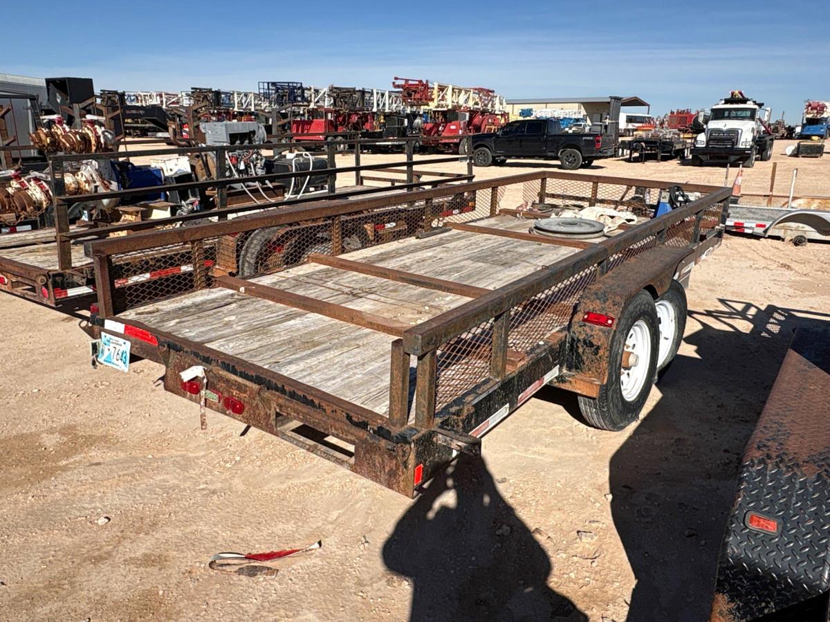 Used 2011 DIAMOND C 18’ X 6.5’ T/A BUMPER PULL UTILITY TRAILER