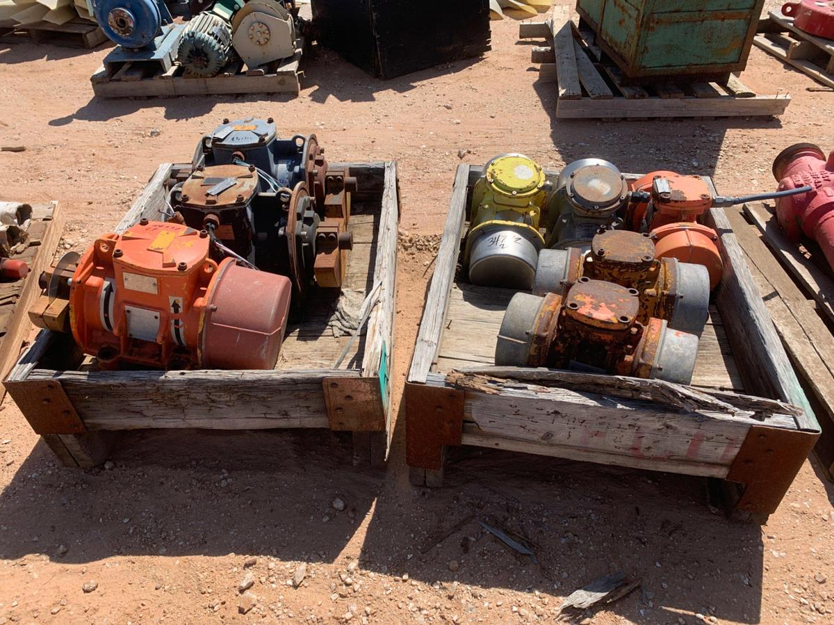 Used (2)Totes of Electric Motors