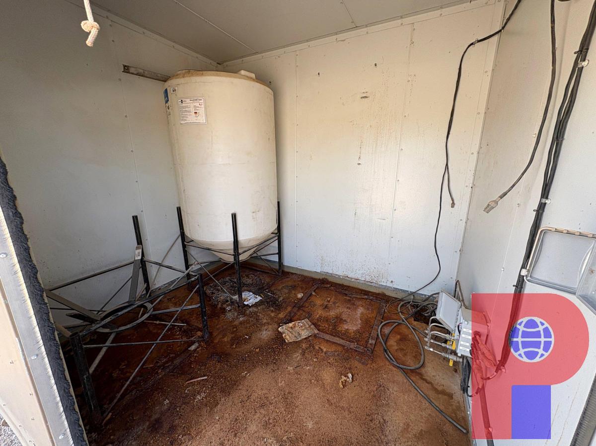 Used 10’L X 8’4”W X 9’8”H CHEM SHED