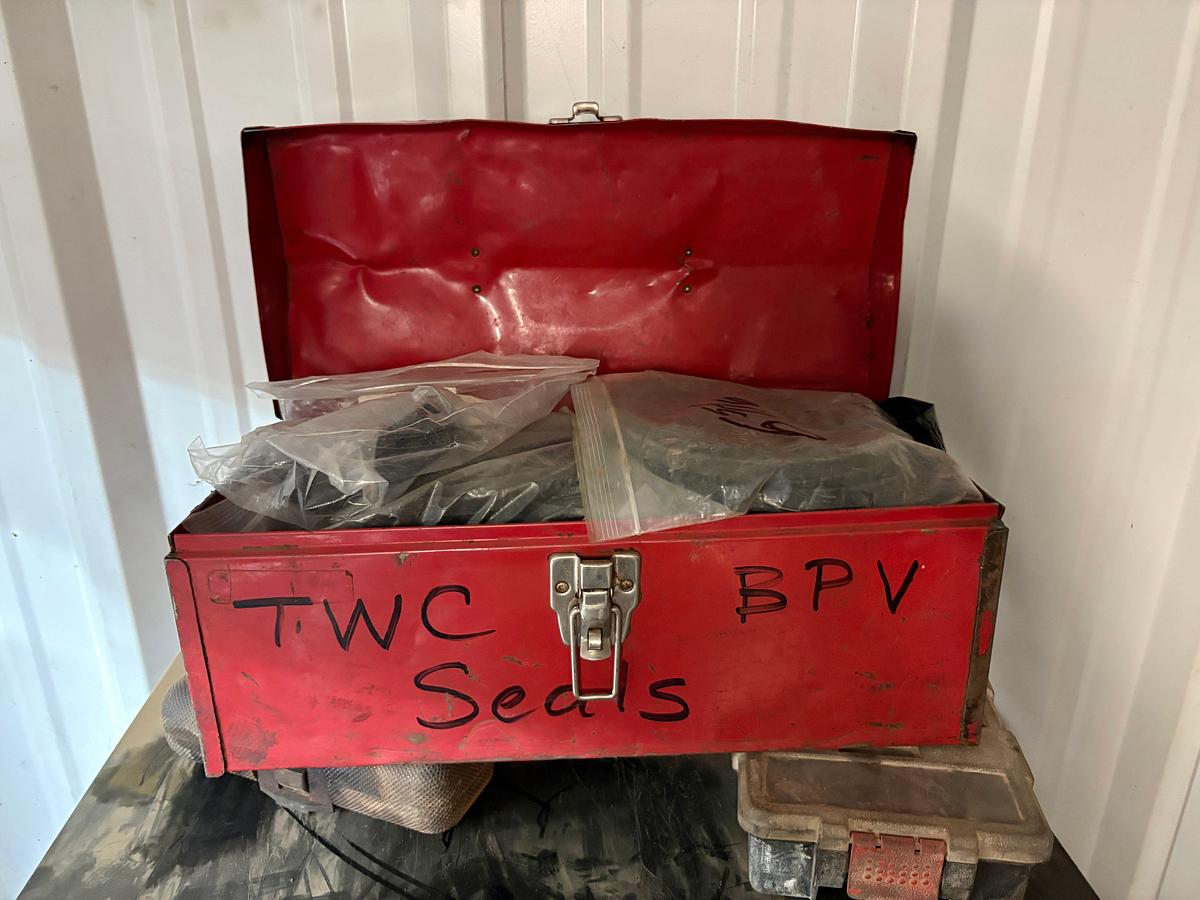 Used (2) 2’ x 16” x 4’ supply cabinets w/ contents