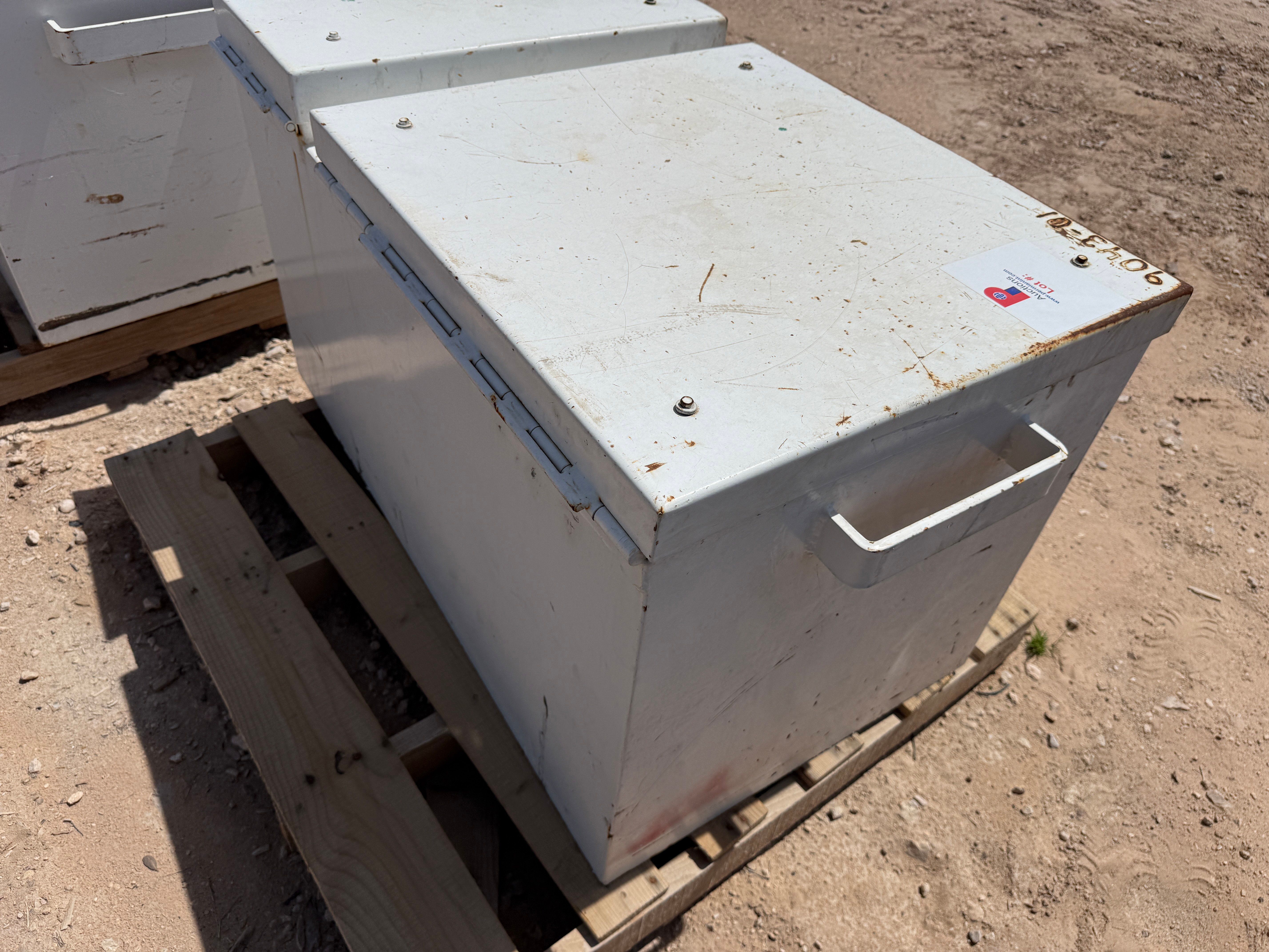 Used ARMAG CORP PRE-ENGINEERED 42”x24”x24” EXPLOSIVE STORGE BOX