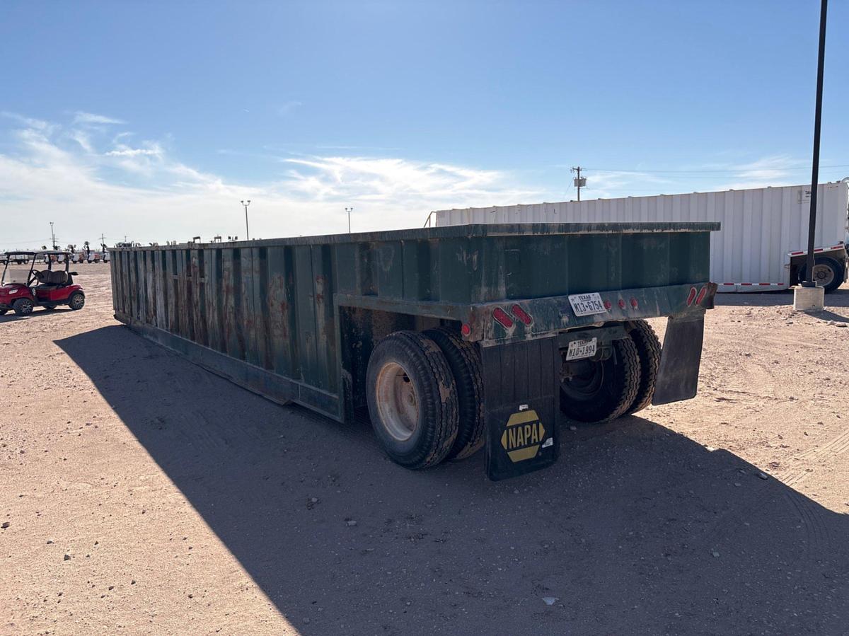 Used 44’ X 8.5’ S/A 250BBL OPEN TOP FLUID TANK