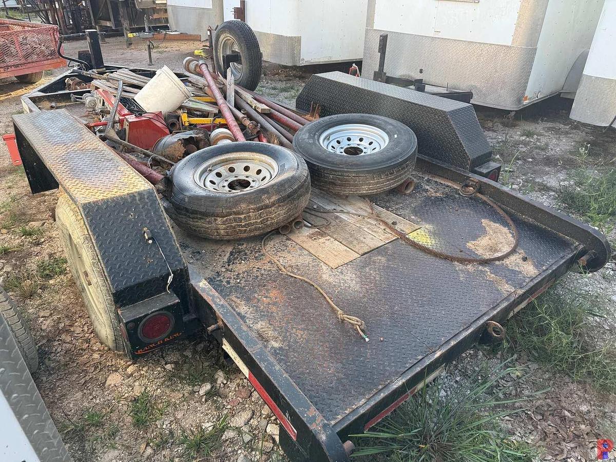 Used 2018 AMERITRAIL 14’ T/A STEEL BED BUMPER PULL TRAILER