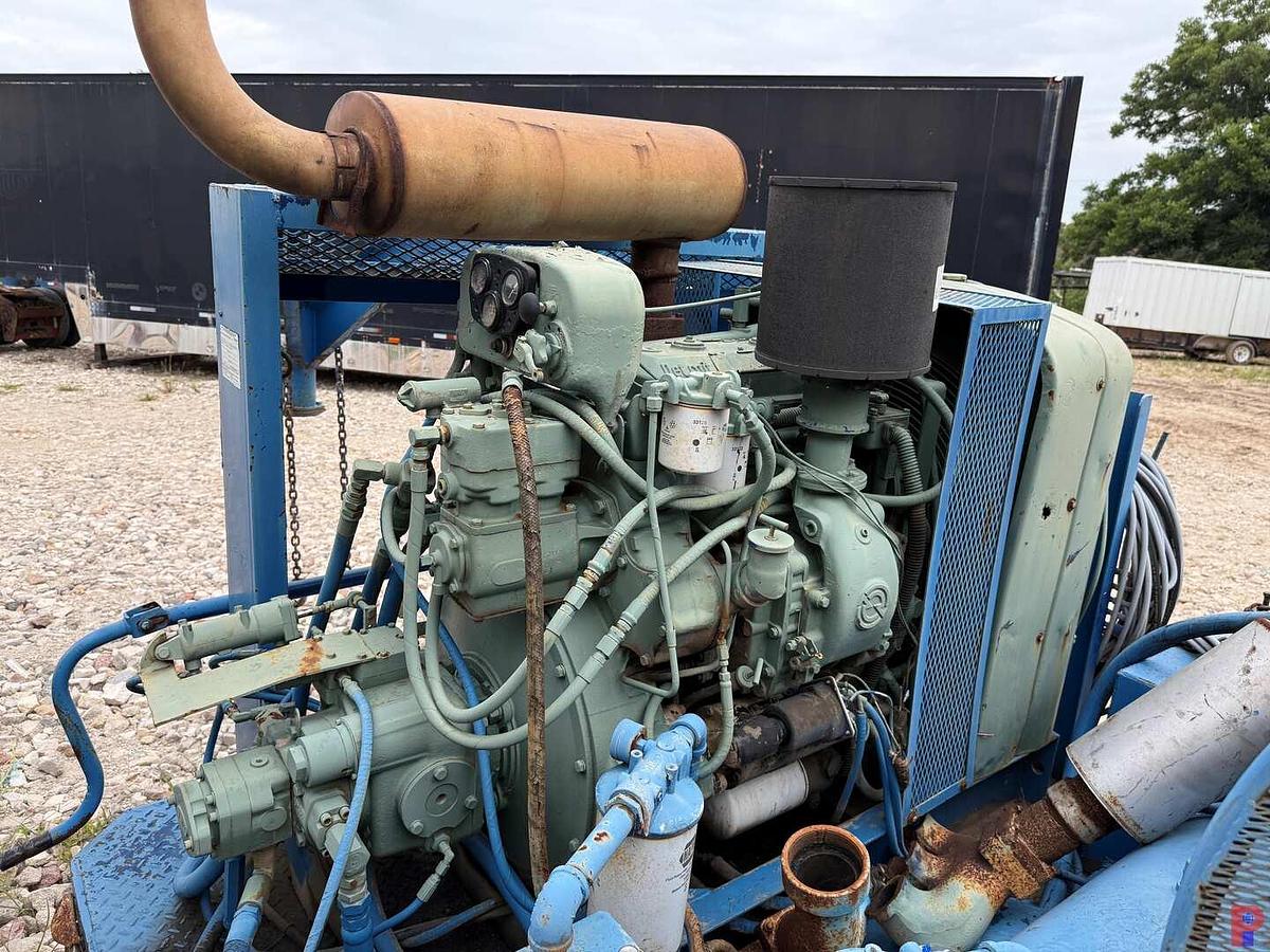 Used EVCO 85 TON POWER SWIVEL MTD. ON 19’ T/A GOOSENECK TRAILER