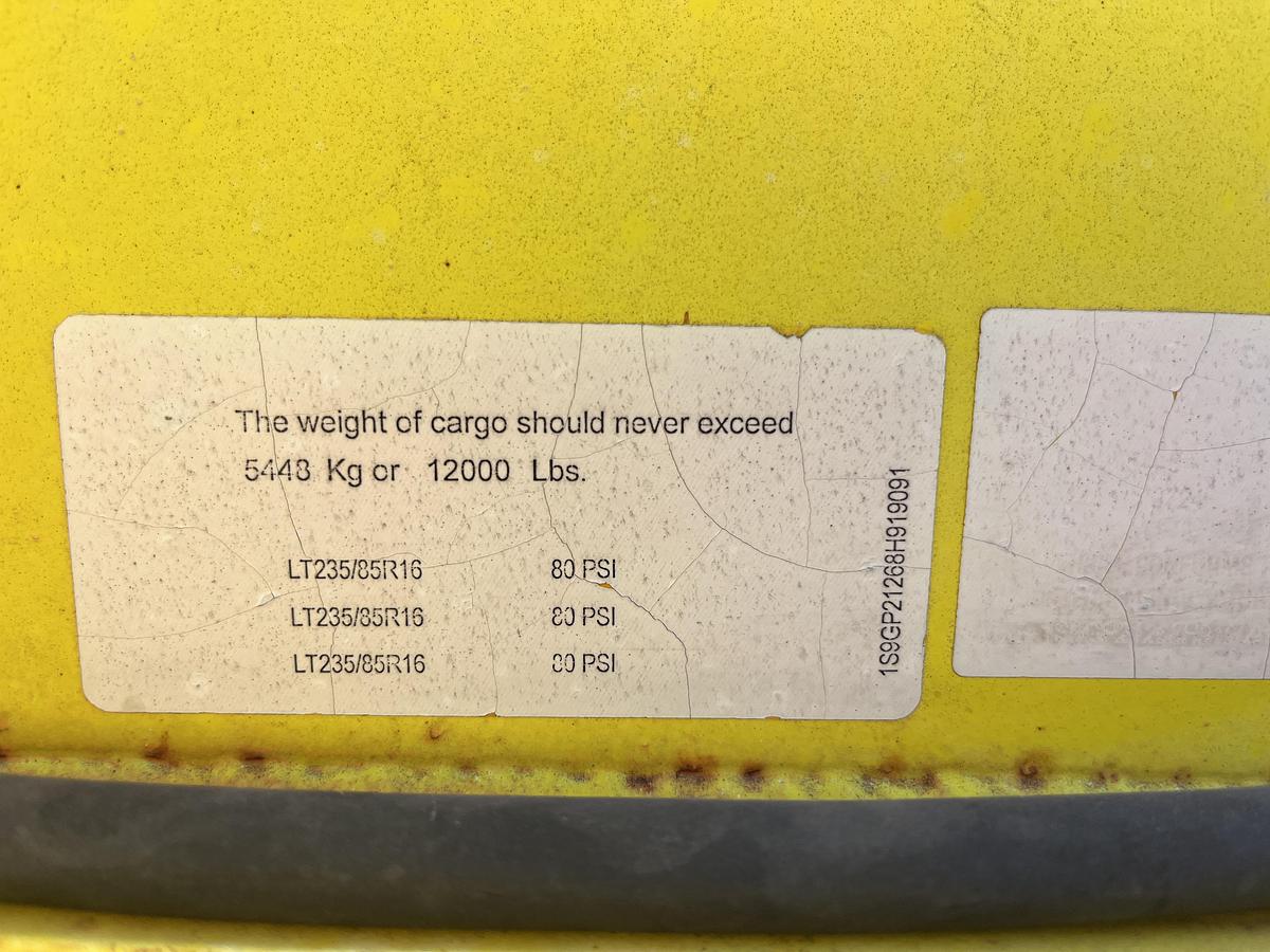 Used 2008 VENTURETECH XK-90 POWER SWIVEL MTD ON T/A GOOSENECK TRAILER