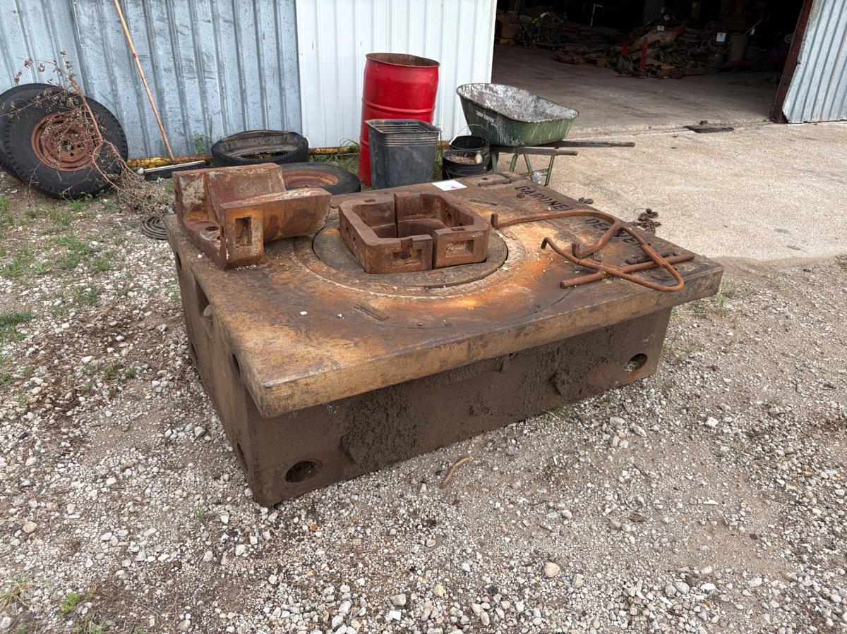Used Gardner Denver 48” rotary table w/ 19” Kelly drive bushing