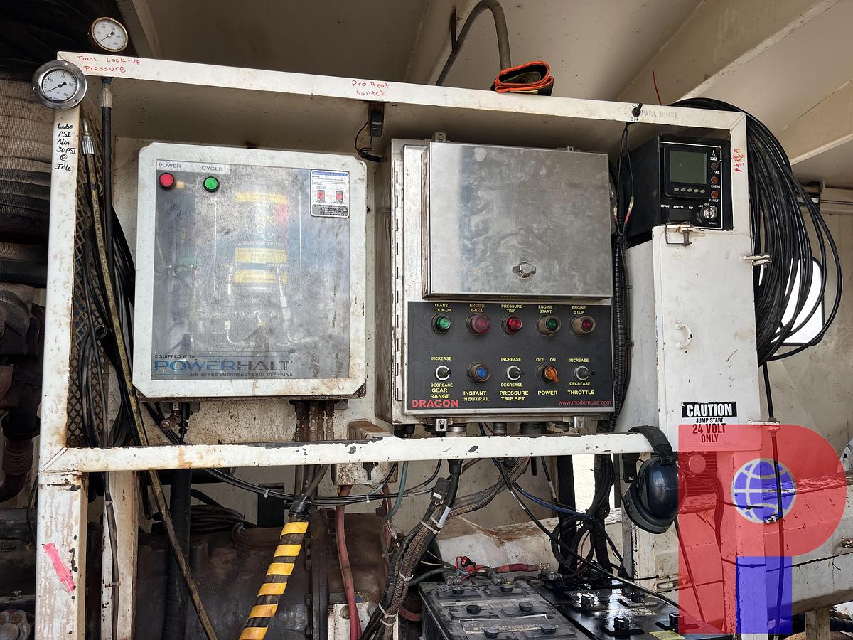 Used Kerr QWS 1,000HP Quintaplex Well Service Pump P/B: CAT C-32 Diesel Engine