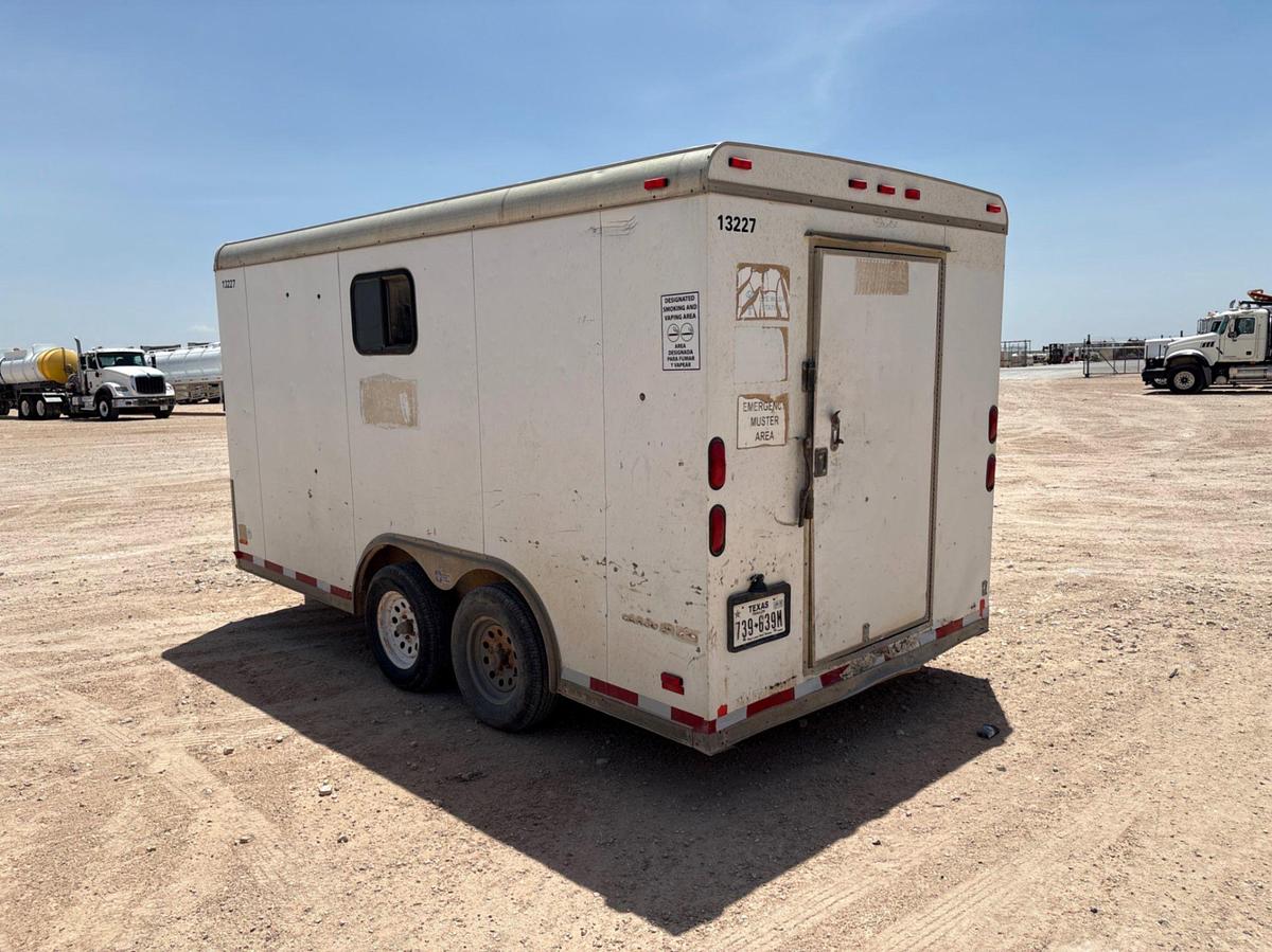 Used 2006 PACE AMERICAN 14’ X 7’ T/A BUMPER PULL DOGHOUSE TRAILER