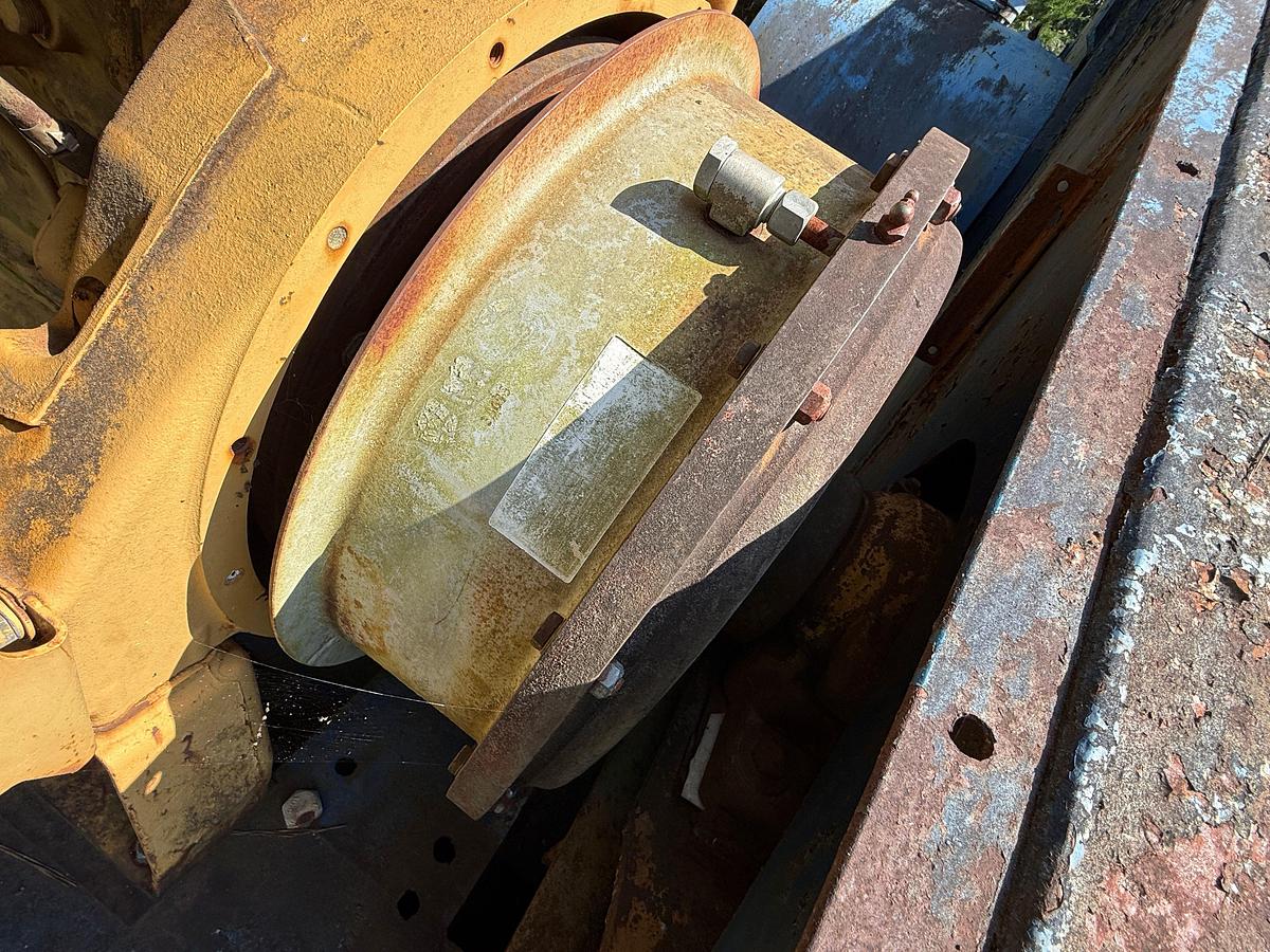 Used CONTINENTAL EMSCO C-375 DUPLEX MUD PUMP P/B CATERPILLAR 3408 DITA, SKIDDED