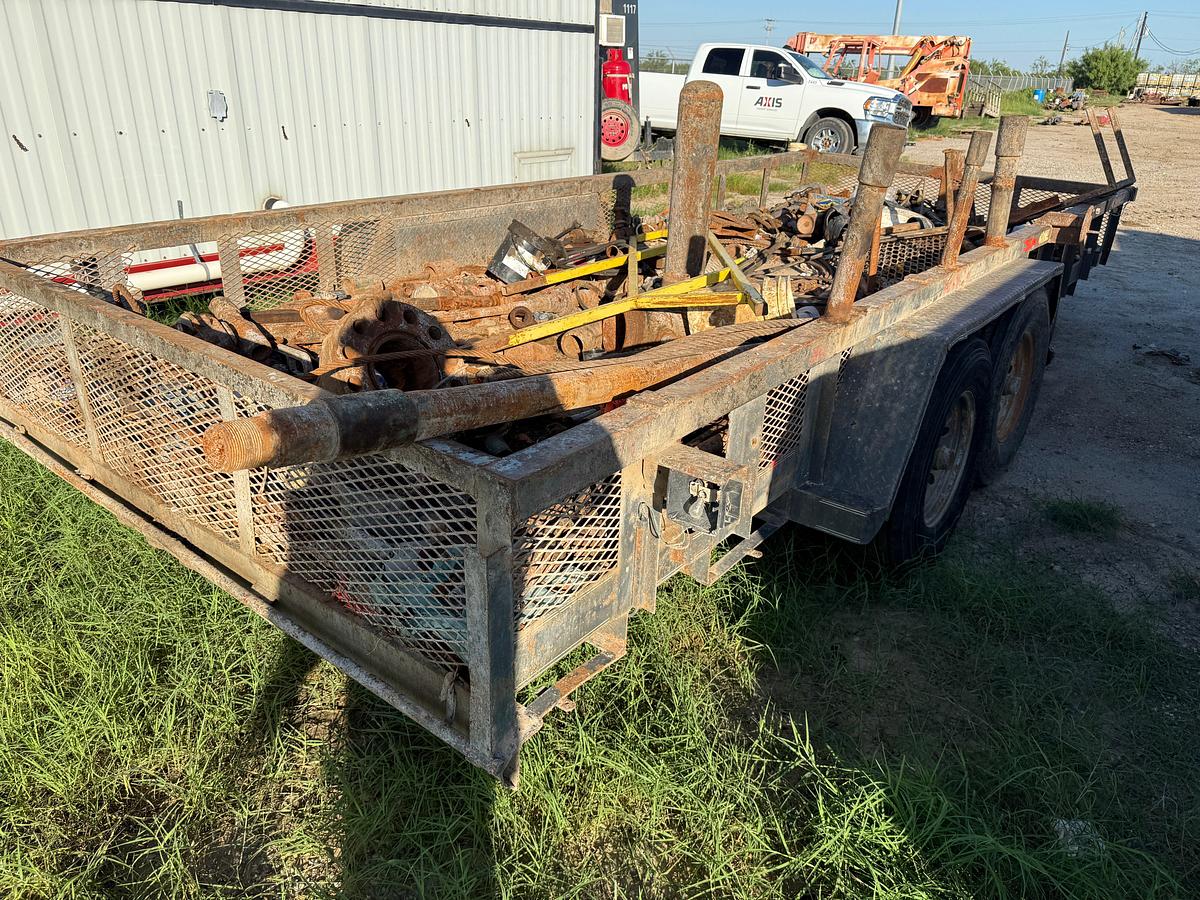 Used 2008 TEXAS BRAGG 18’ X 82” T/A BP UTILITY BOP TRAILER