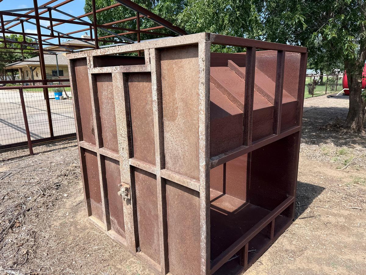 Used 74” x 64” x 76” CUSTOM BUILT WIRE CABLE SPOOL TRANSPORT SKID