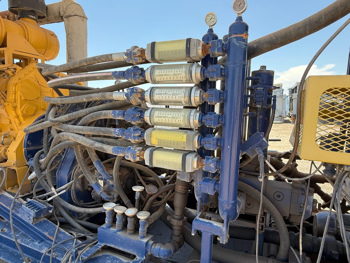 Used CATERPILLAR C32 ACERT 1200-HP HYDRAULIC POWER UNIT F/ CANRIG TOP DRIVE SKIDDED