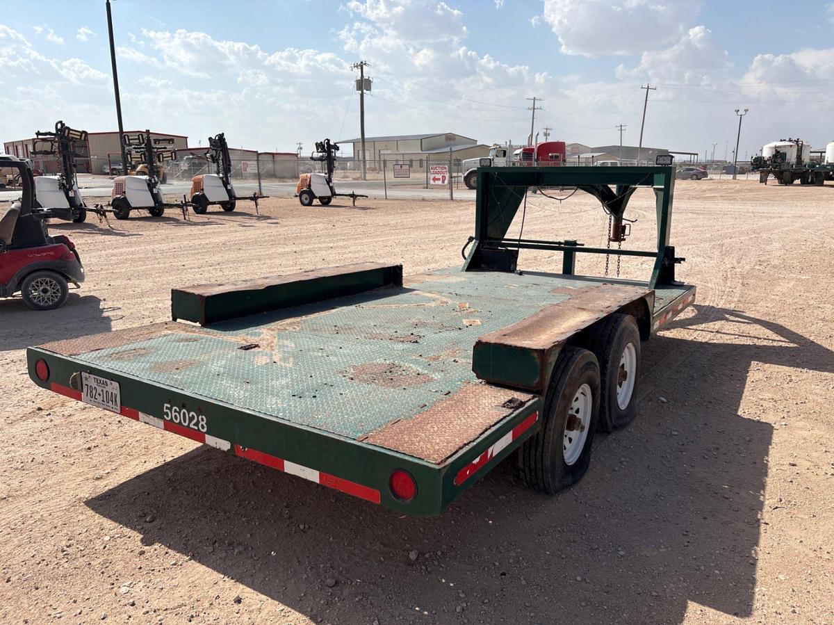 Used 2011 SHOPBUILT 16’ X 102” T/A GOOSENECK TRAILER