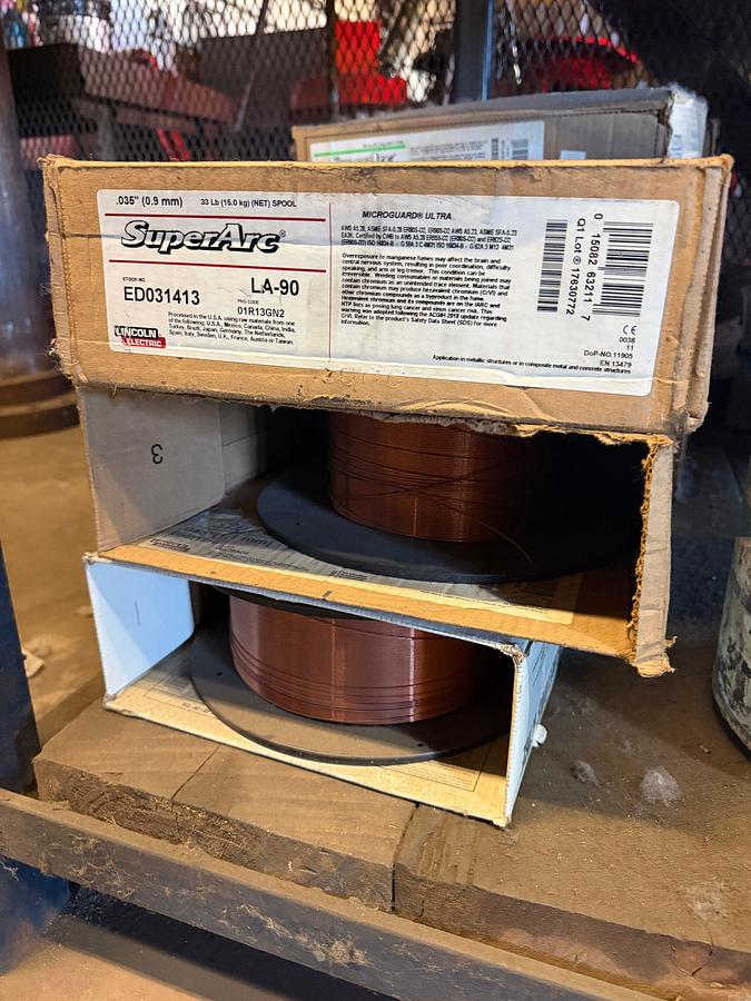 Used 20+ Boxes of MIG Welding Wire & 15+ boxes of welding rods