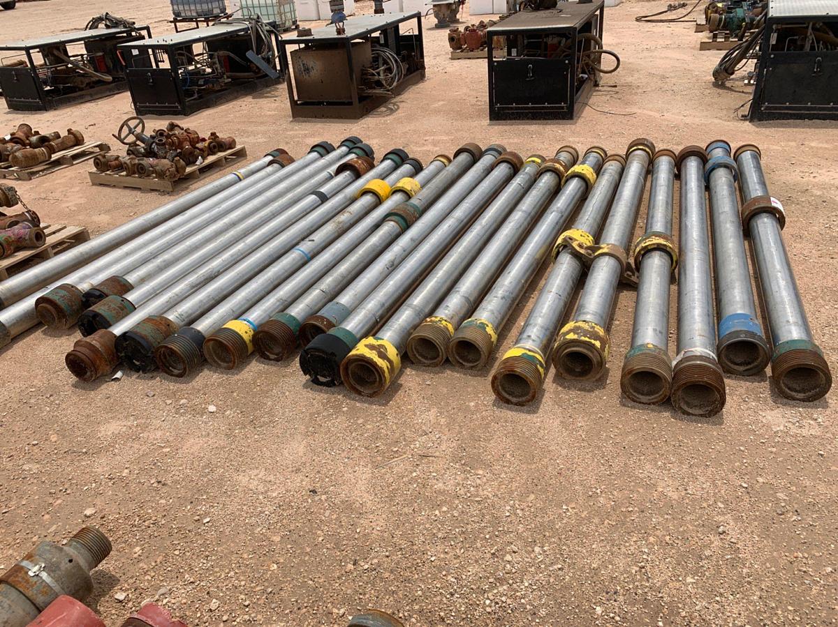 Used (21) 10ft Jts of 6” Stainless Wireline Lubricators