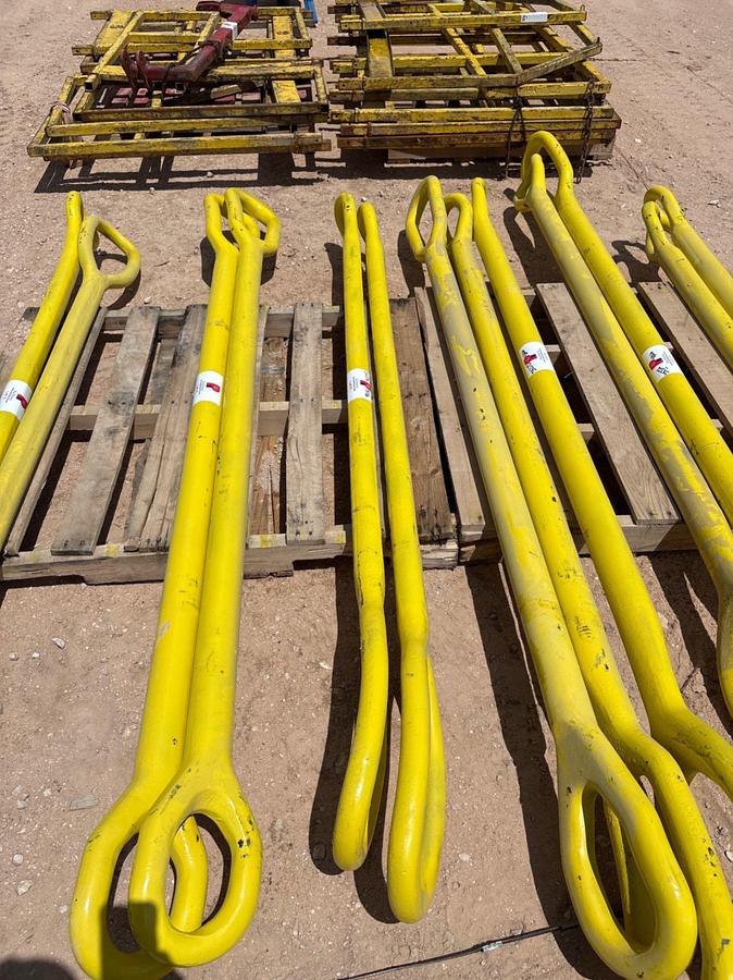 Used (2) 1-3/4” x 88” elevator links