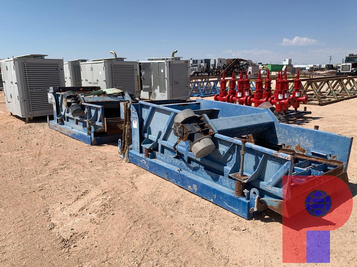 Used (2) 11’ X 5’  NOV LCM-3D SHALE SHAKERS