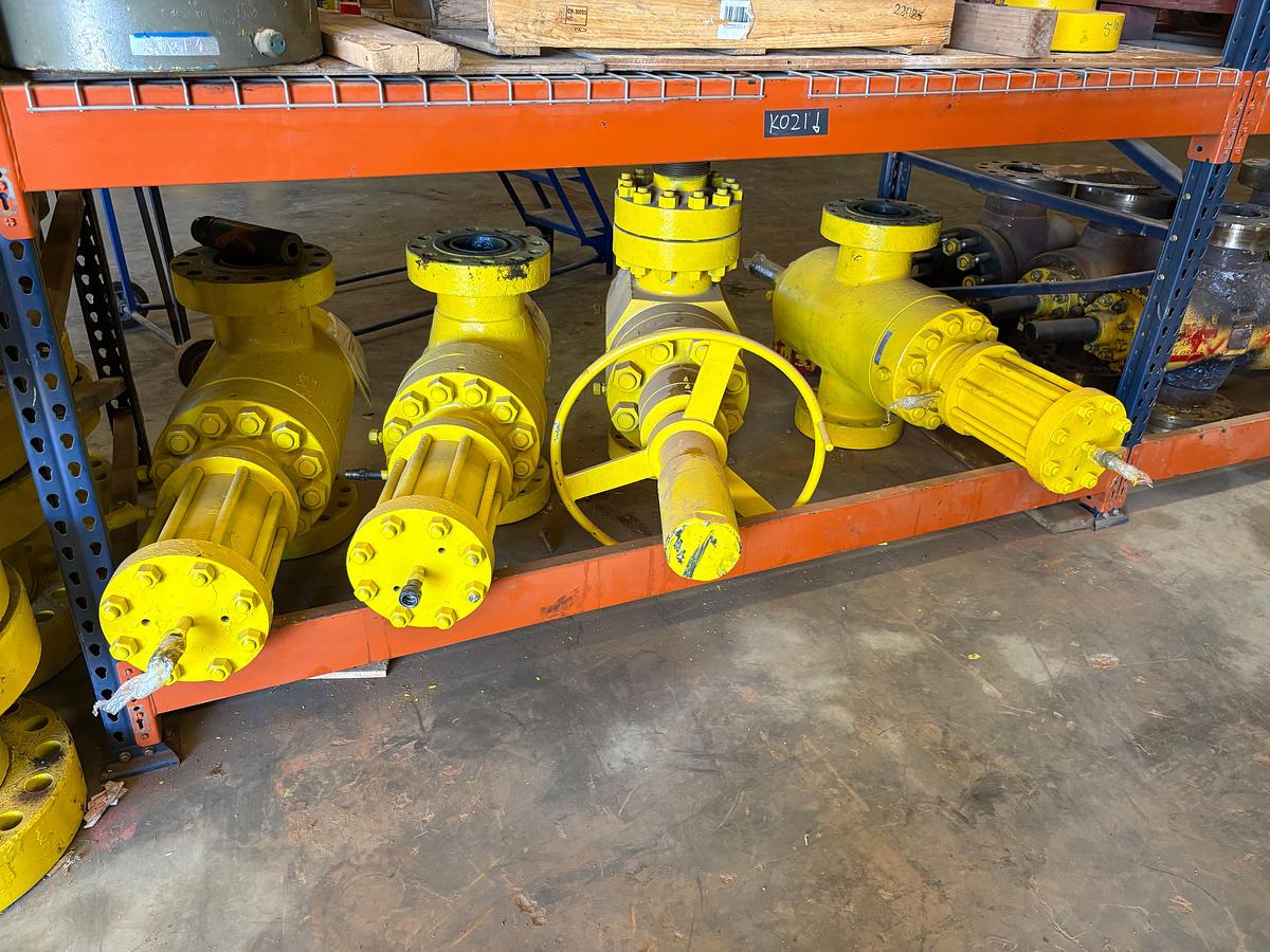 Used (4x$) 5” 10K frac valves
