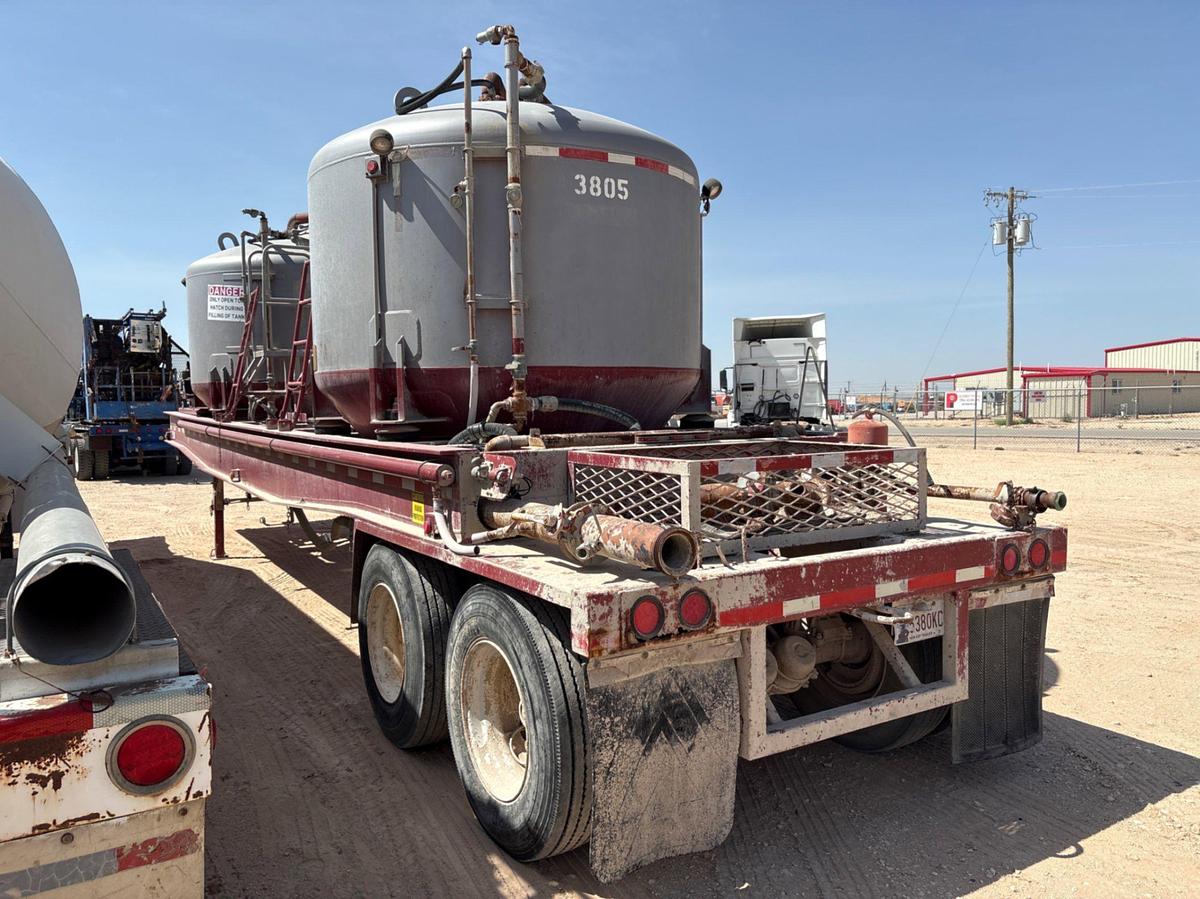 Used Dual pod t/a dry bulk tank trailer