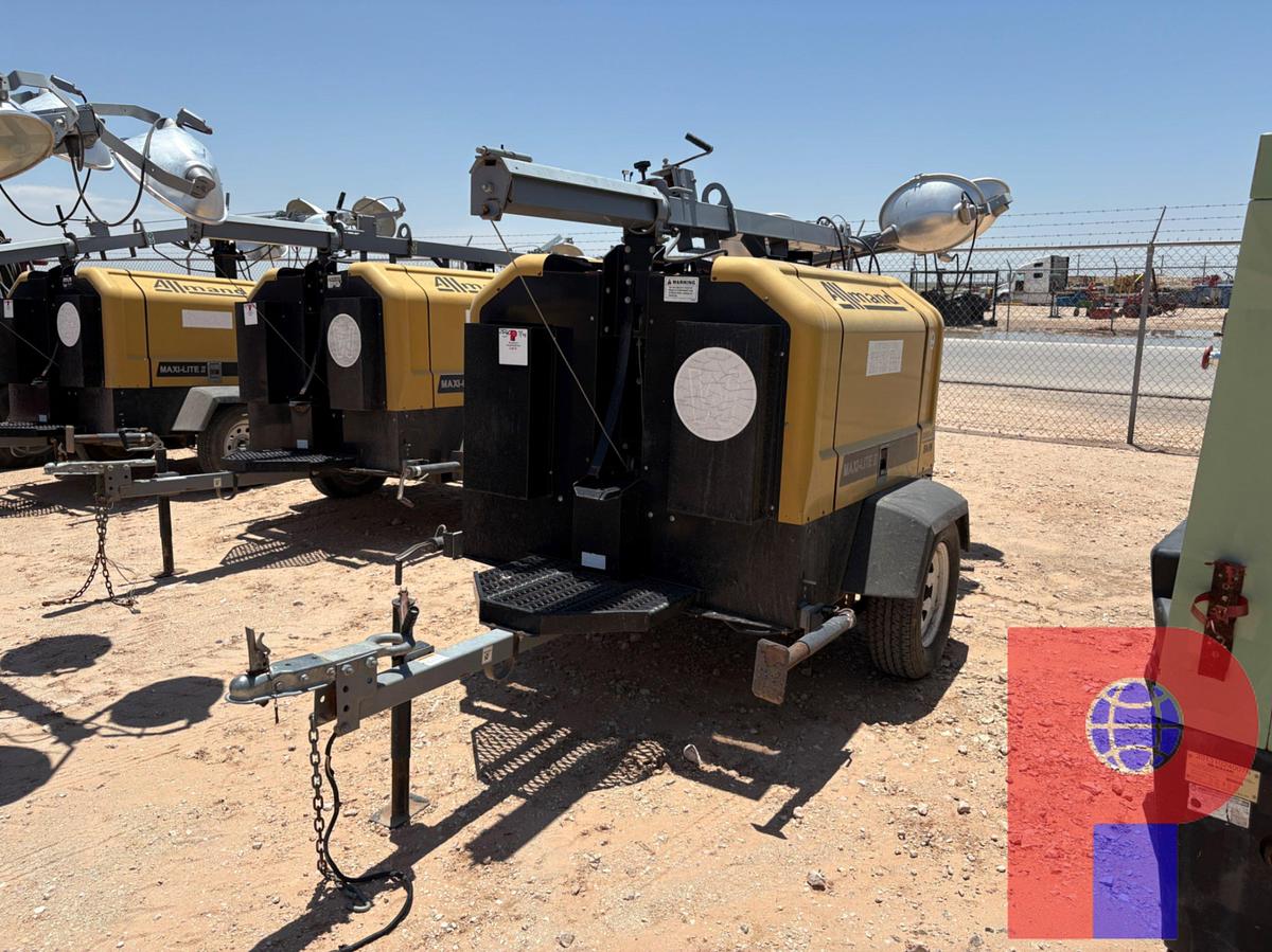 Used ALLMAND MIX-LITE S/A BUMPER PULL 8KW LIGHT TOWER/GENERATOR TRAILER
