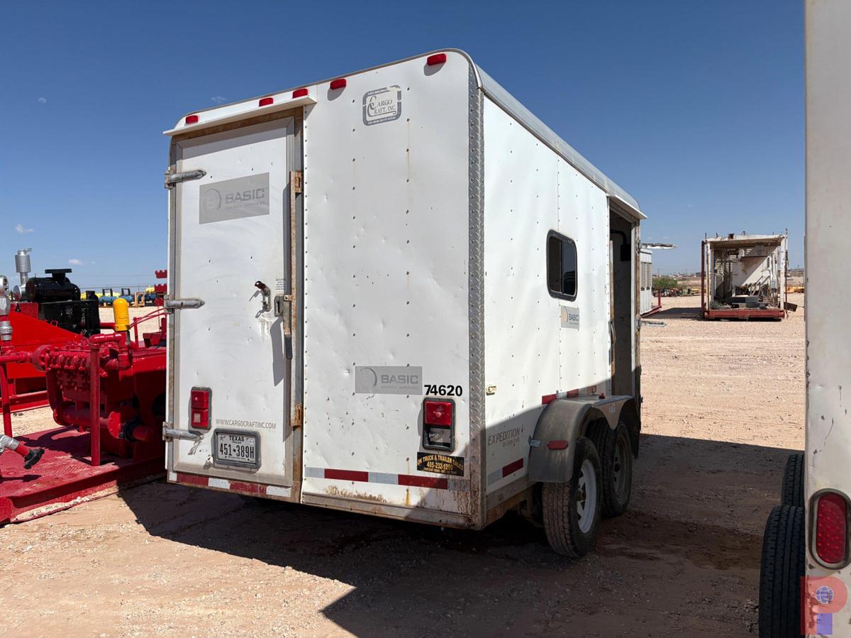 Used 2012 CARGO CRAFT 12’ X 7’ T/A BUMPER PULL CREW TRAILER