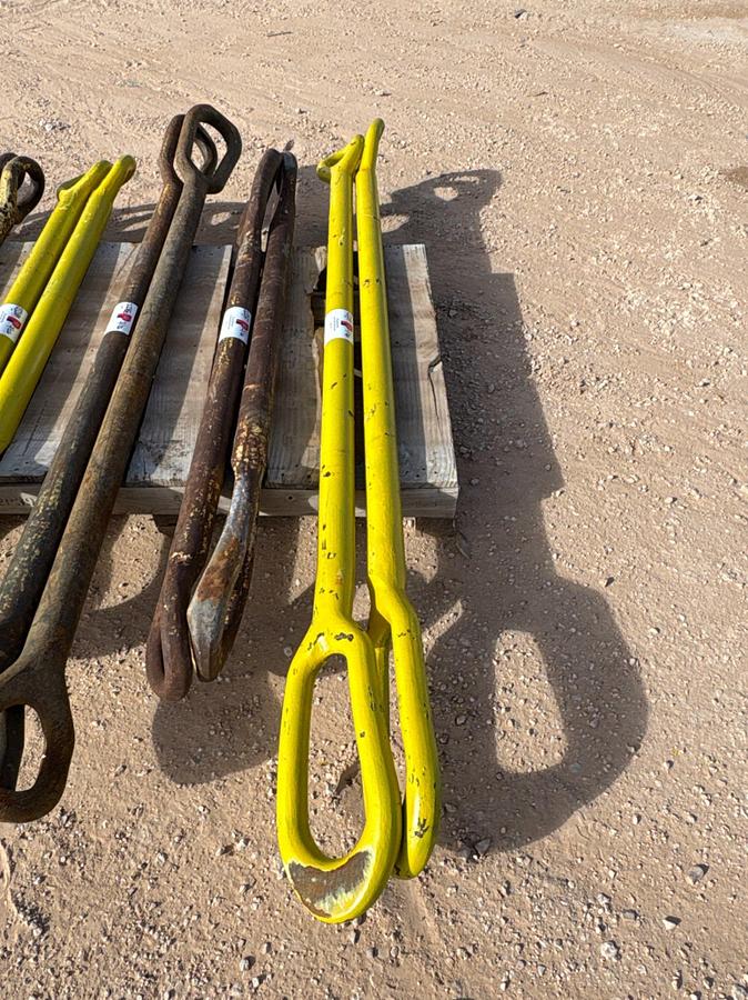 Used (2) 2” x 96” elevator links