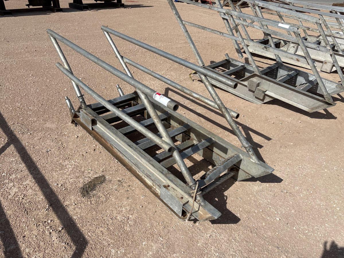 Used 12’ extendable aluminum rig ladder