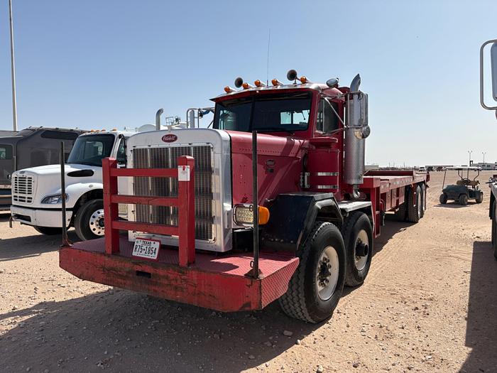 Used 2002 PETERBILT 357 TANDEM STEER RIG UP WINCH TRUCK