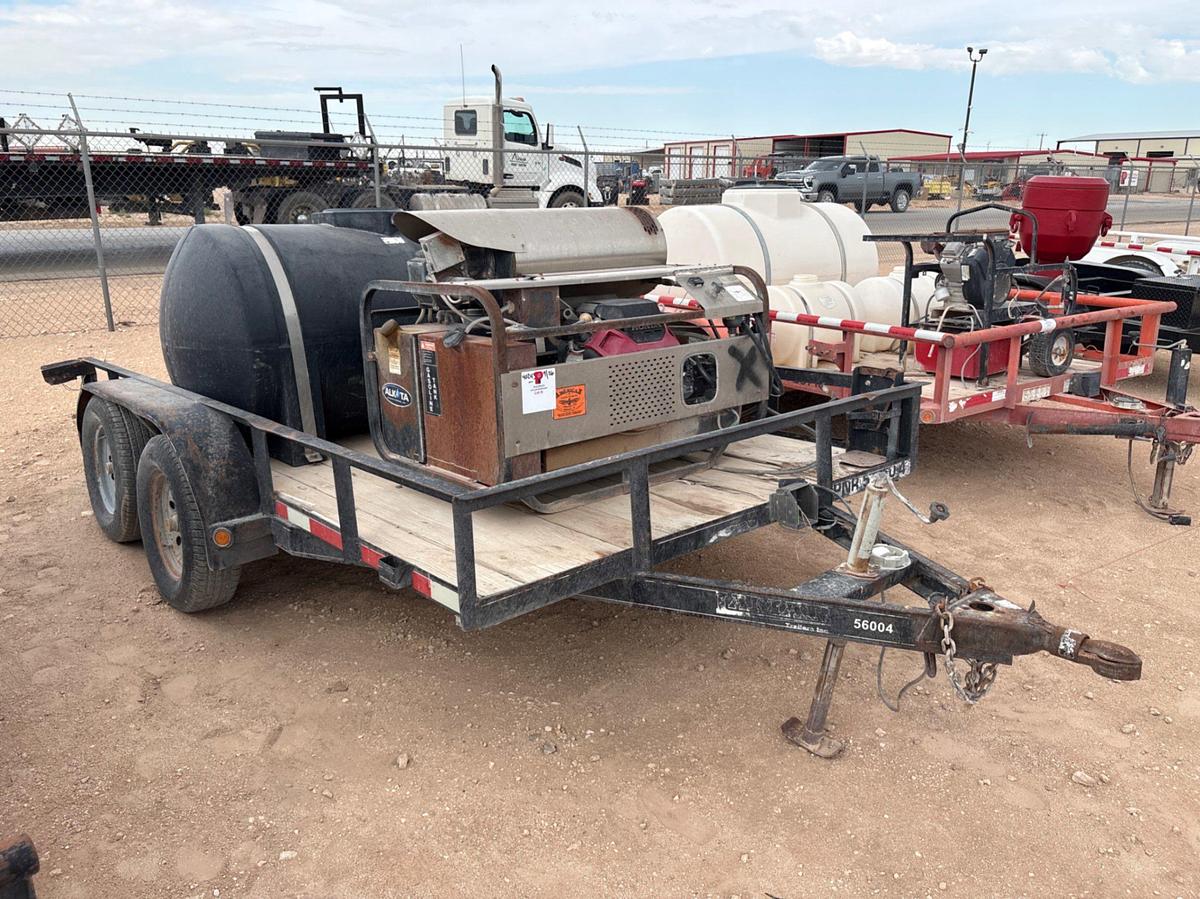 Used 2011 LAMAR TRAILERS 12’ X 6.5’ T/A BUMPER PULL PRESSURE WASH TRAILER