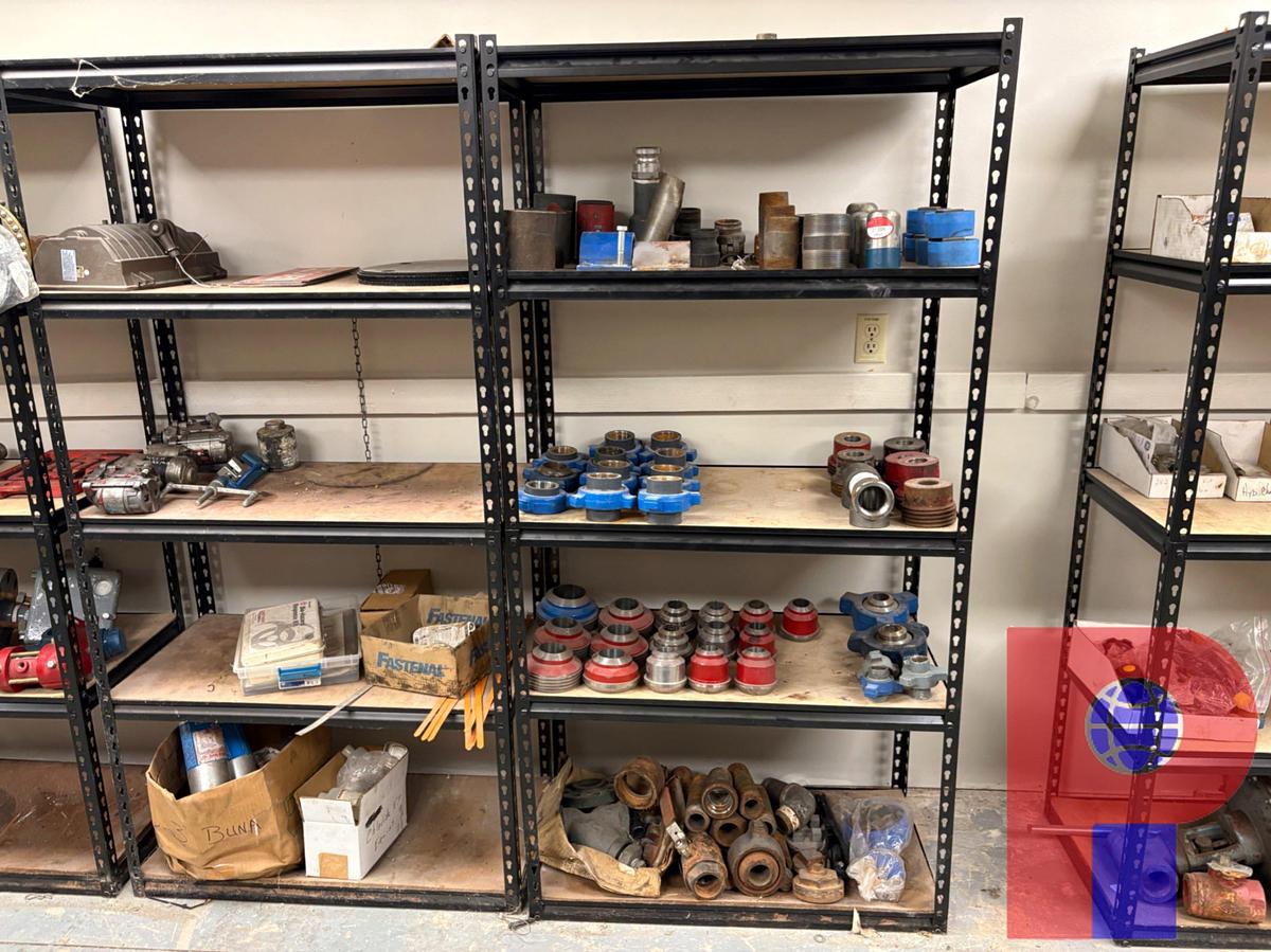 Used CONTENTS OF FRAC VALVE PARTS ROOM