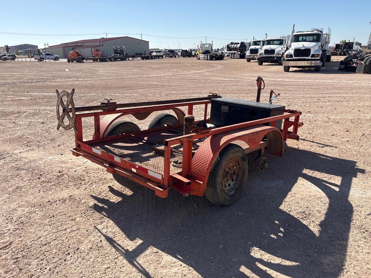 Used 2008 TMP 10’ X 5’ T/A BUMPER PULL BOP TRAILER