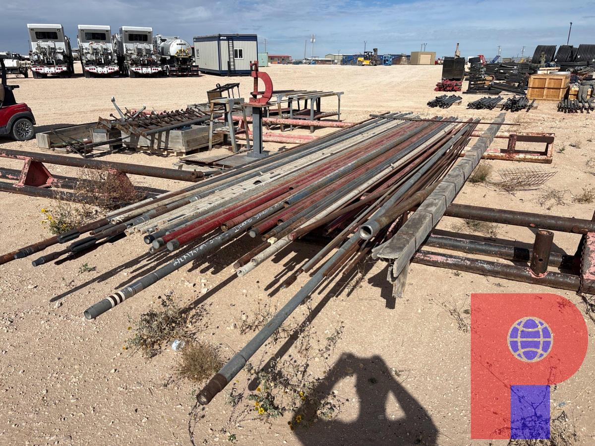 Used DOWNHOLE PUMP PACKAGE (40) assorted downhole pumps w/ parts, tools, racks, etc.