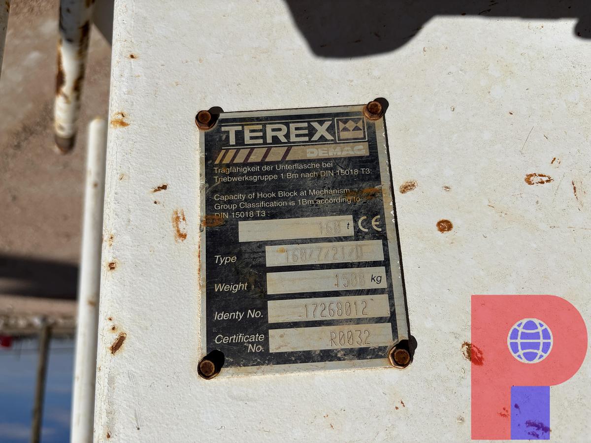 Used 2013 TEREX AC200-1, 200 TON 5-AXLE CRANE