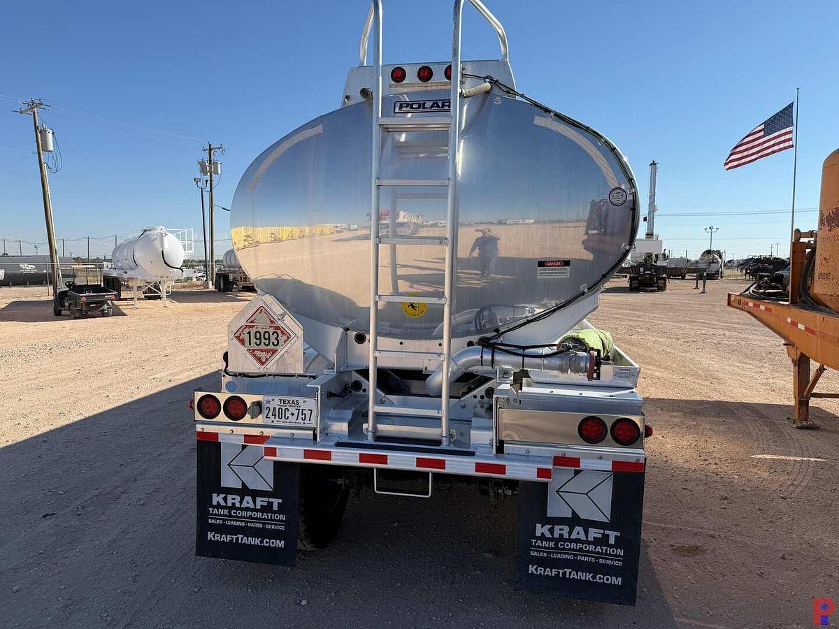 Used 2024 POLAR TANK 9,200 GAL. DOT 406AL T/A FUEL TANK TRAILER
