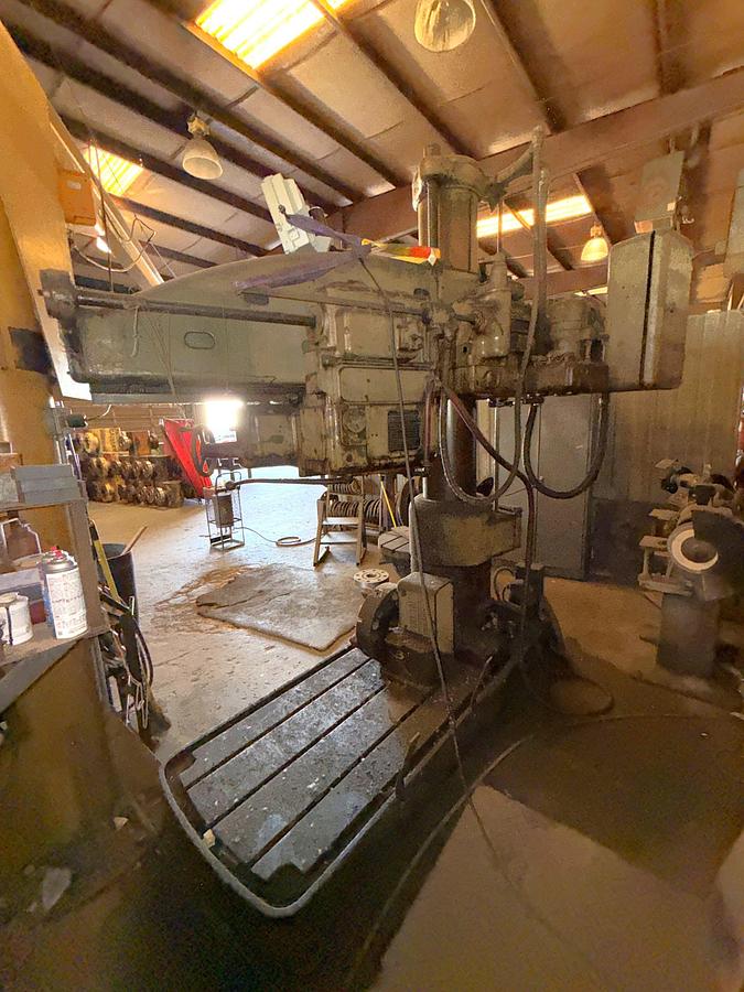 Used AMERICAN TOOL WORKS 4FT. 13” COL. RADIAL ARM DRILL PRESS