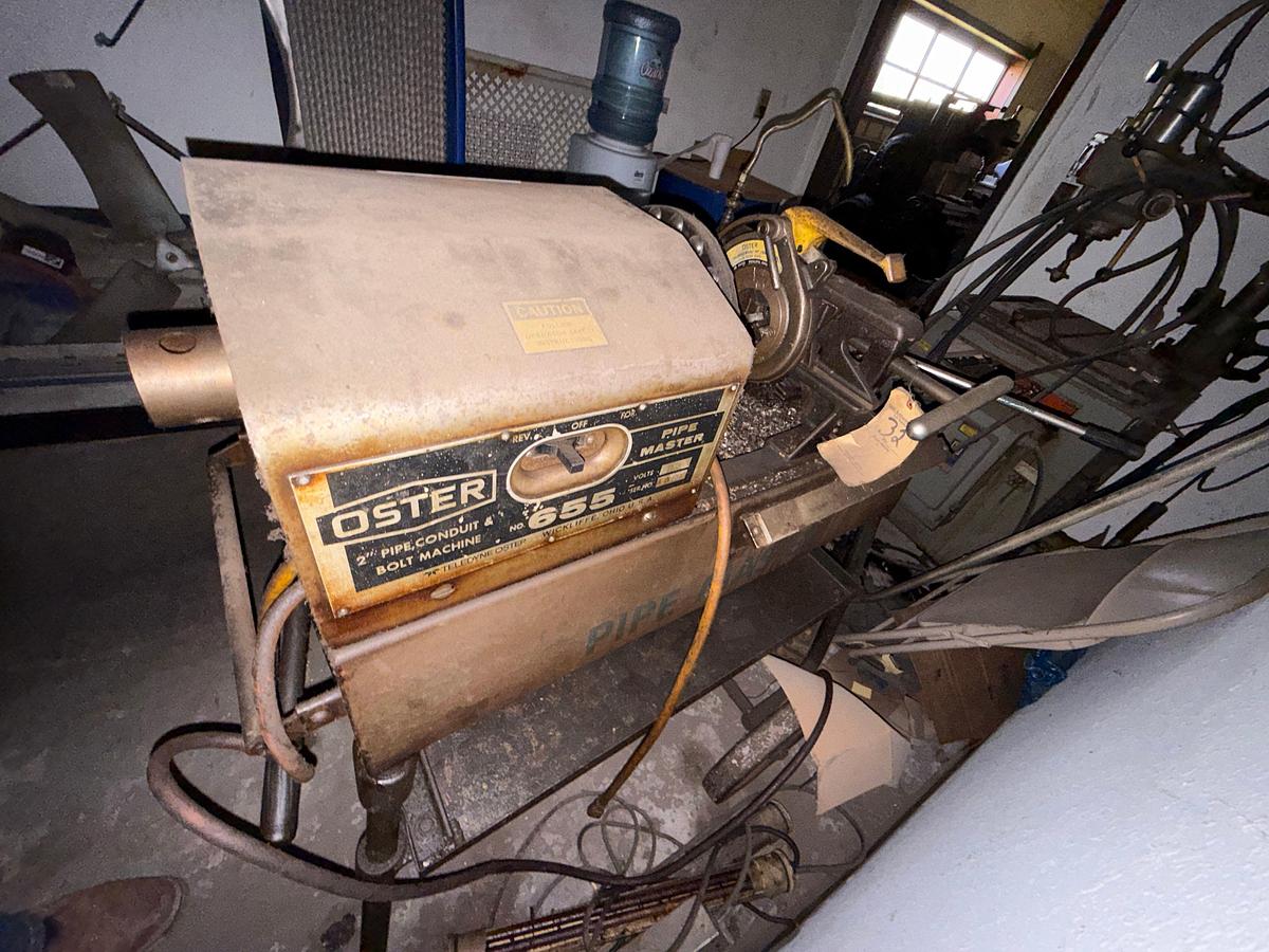 Used OSTER NO. 655 2” PIPE CONDUIT & BOLT MACHINE
